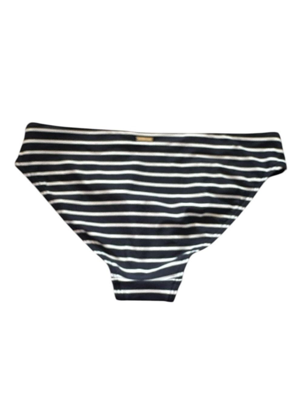 SEA LEVEL SWIM Stripe Blue Black White Charmarel Swimwear Bikini Bottom Size 8 - Picture 3 of 7